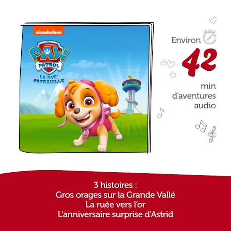 tonies® - Figurine Tonie - La Pat' Patrouille - Stella - Figurine Audio pour Toniebox ROSE 4 - vertbaudet enfant 