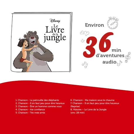 tonies® - Figurine Tonie - Disney - Le Livre De La Jungle - Figurine Audio pour Toniebox MARRON 4 - vertbaudet enfant 