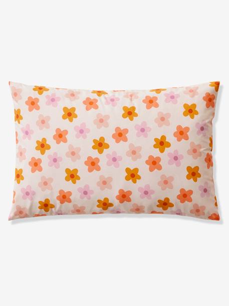 Parure housse de couette + taie d'oreiller essentiels enfant avec coton recyclé POP FLOWER multicolore 6 - vertbaudet enfant 