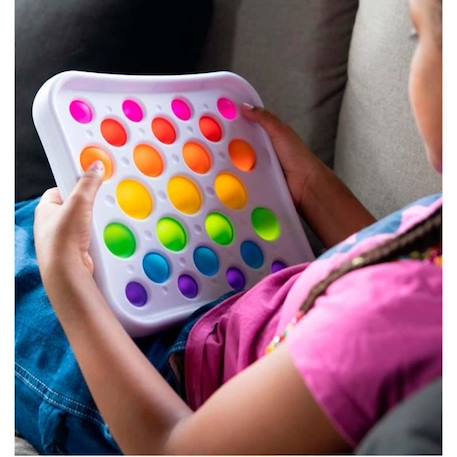 Tableau de 25 pops colorés Dimpl Pops Deluxe TOMY - Jouet sensoriel pour enfant de 3 ans et plus BLANC 4 - vertbaudet enfant 