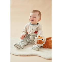 Petit Béguin - Pyjama bébé en Velours Bulle - Taille - 1 Mois