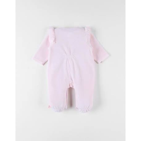 Pyjama 1 pièce en velours broderie léoparde ROSE 4 - vertbaudet enfant 