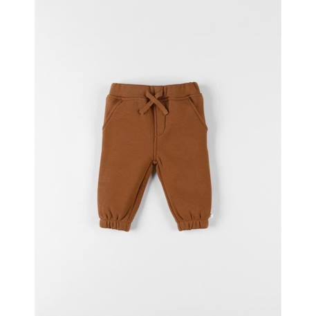 Pantalon jogging en Pulloloudoux® MARRON 3 - vertbaudet enfant 