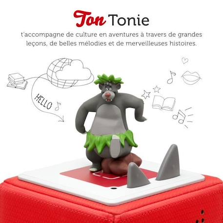 tonies® - Figurine Tonie - Disney - Le Livre De La Jungle - Figurine Audio pour Toniebox MARRON 3 - vertbaudet enfant 
