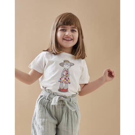 Fille-T-shirt en jersey manches courtes imprimé Lola