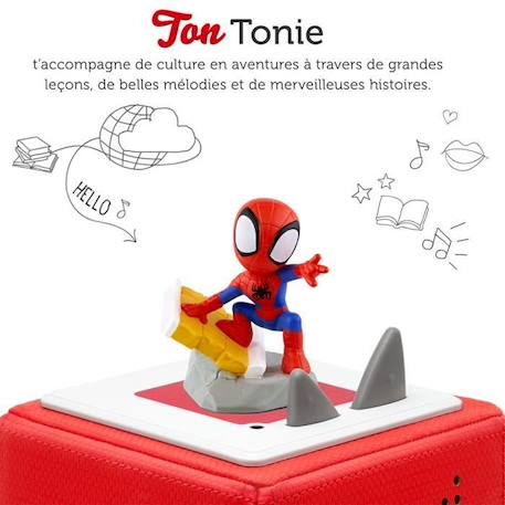 tonies® - Figurine Tonie - Spidey et ses amis extraordinaires - Spidey - Figurine Audio pour Toniebox BLANC 3 - vertbaudet enfant 