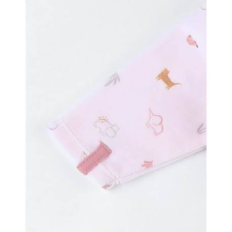 Pyjama 1 pièce en velours broderie léoparde ROSE 4 - vertbaudet enfant 