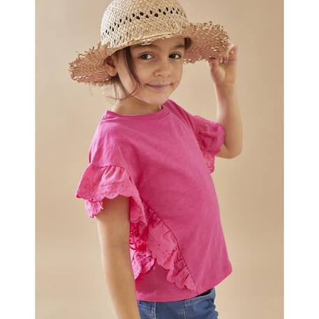 Blouse découpe asymétrique ROSE 1 - vertbaudet enfant 