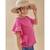 Blouse découpe asymétrique ROSE 1 - vertbaudet enfant 