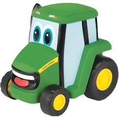 Jouet-Jeux d'imagination-Véhicules, garages, circuits et trains-Tracteur Pousse Roule Johnny le tout premier tracteur des enfants John Deere pour garçon à partir de 18 mois