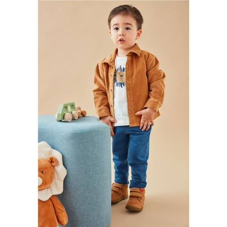 Sur-chemise en velours côtelé caramel MARRON 1 - vertbaudet enfant 