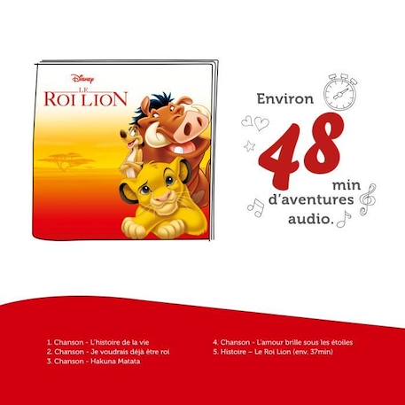 tonies® - Figurine Tonie - Disney - Le Roi Lion - Figurine Audio pour Toniebox JAUNE 4 - vertbaudet enfant 
