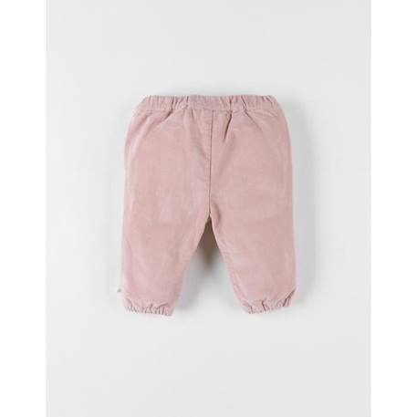 Pantalon velours côtelé moyen ROSE 2 - vertbaudet enfant 