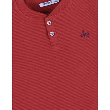 T-shirt henley manches longues ROUGE 3 - vertbaudet enfant 