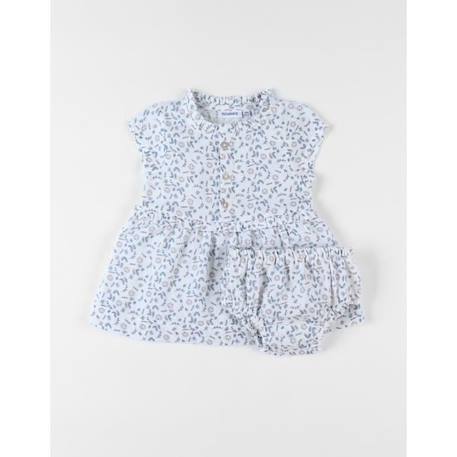 Robe imprimé fleuri BLEU 2 - vertbaudet enfant 