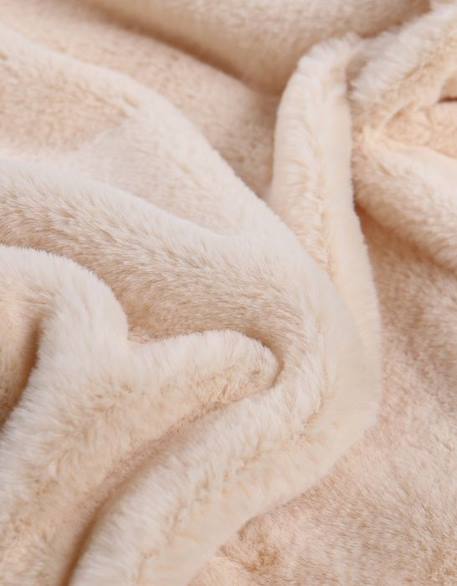 Couverture - NOUKIE'S - 100x140 cm - Fausse fourrure - Beige - Bébé BEIGE 3 - vertbaudet enfant 