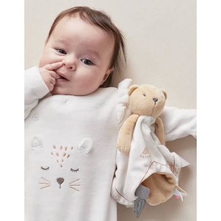 Doudou Kendi en Veloudoux® - NOUKIE'S - Léoparde BLANC 1 - vertbaudet enfant 