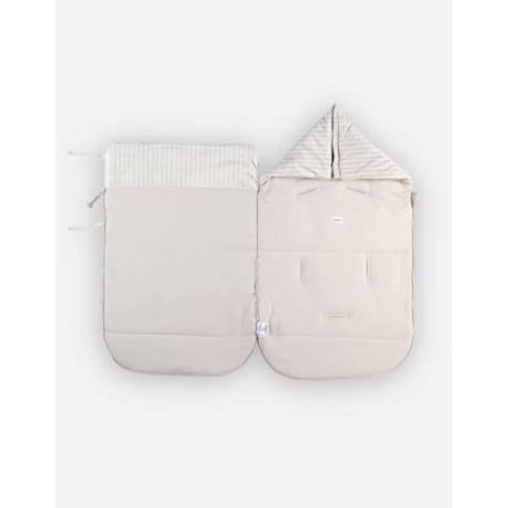 Nid d'ange - NOUKIE'S - Tiga, Stegi & Ops - Veloudoux® beige - Pour bébé de 1 mois et plus BEIGE 1 - vertbaudet enfant 