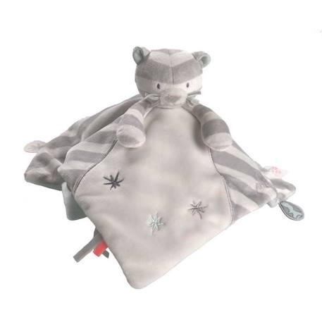 Doudou en Veloudoux® Anna & Milo écru/gris GRIS 2 - vertbaudet enfant 