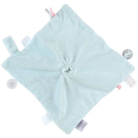 Doudou en Veloudoux® Anna & Milo écru/gris GRIS 3 - vertbaudet enfant 