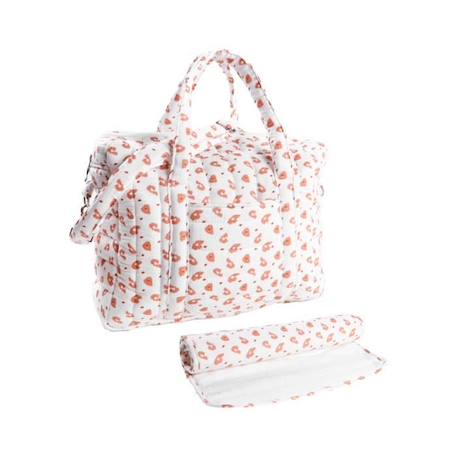 Sac à langer - NOUKIE'S - Imprimé léopard - Blanc - Mixte - Quotidien BLANC 1 - vertbaudet enfant 