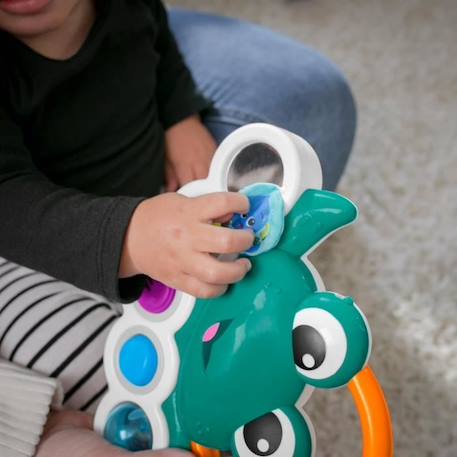 BABY EINSTEIN Ocean Explorers Neptune's Busy Bubbles jouet d'activité sensorielle, lumières et musiques interactives, dès 3 mois BLANC 4 - vertbaudet enfant 