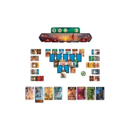 Asmodée - Repos Production - 7 Wonders : Duel - Unbox Now- Jeu de société - À partir de 10 ans - 2 joueurs - 30 minutes BLANC 5 - vertbaudet enfant 