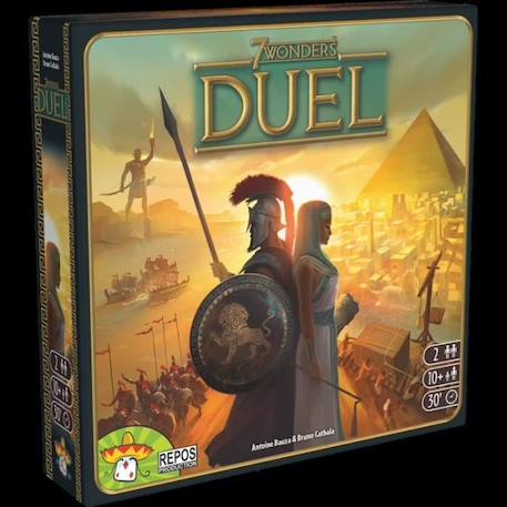 Asmodée - Repos Production - 7 Wonders : Duel - Unbox Now- Jeu de société - À partir de 10 ans - 2 joueurs - 30 minutes BLANC 1 - vertbaudet enfant 