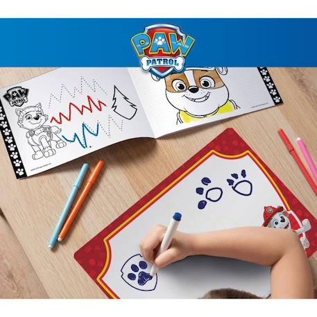 Ecole de dessin - Kit complet Paw Patrol pour apprendre à dessiner - LISCIANI BLEU 2 - vertbaudet enfant 
