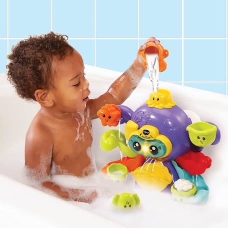 Jouet de Bain interactif VTECH BABY - Polo, Mon Poulpe Rigolo - Multicolore - Pour Bébé de 1 à 5 ans VIOLET 2 - vertbaudet enfant 