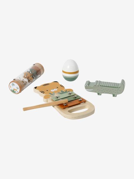 Set d'éveil musical Tanzanie en bois FSC® bois 4 - vertbaudet enfant 