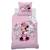 Parure de lit imprimée 100% coton, DISNEY HOME MINNIE WINK 140x200 cm ROSE 3 - vertbaudet enfant 