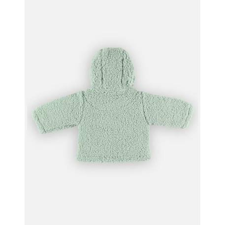 Veste à capuche en sherpa ROSE+VERT 5 - vertbaudet enfant 