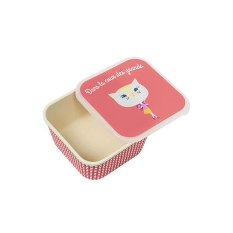 Draeger la carterie - Boîte à goûter CHATON - Multicolore ROUGE 3 - vertbaudet enfant 