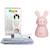 Veilleuse lapin « LOU » de Olala®, couleur Rose – Veilleuse fille pour combattre la peur du noir [ Veilleuse rechargeable par USB ] ROSE 4 - vertbaudet enfant 