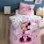 Parure de lit imprimée 100% coton, DISNEY HOME MINNIE WINK 140x200 cm ROSE 1 - vertbaudet enfant 