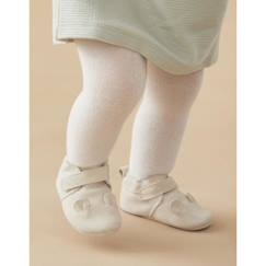 Chaussons en cuir élastiqués  - vertbaudet enfant