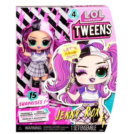 L.O.L. Surprise Tweens S4 Doll - Poupée Jenny Rox 17cm - Accessoires surprises ROUGE 5 - vertbaudet enfant 