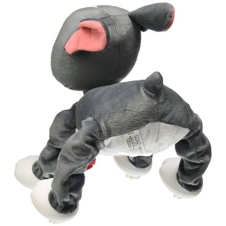 LES TOUFOUS Chien Bulldog Français Peluche Interactive GRIS 2 - vertbaudet enfant 