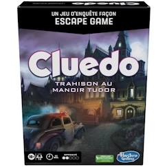 Jouet-Jeux de société-Jeux classiques et de réflexion-Cluedo Escape Trahison au Manoir Tudor - jeu d'enquête façon escape game - 1 à 6 joueurs -dès 10 ans