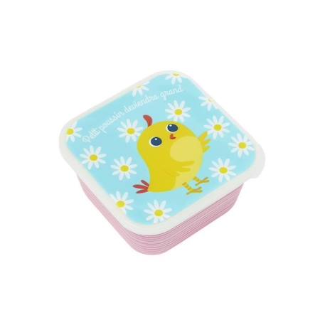 Bébé-Boîte à goûter pour enfant PETIT POUSSIN - DRAEGER PARIS - Multicolore - Sans BPA