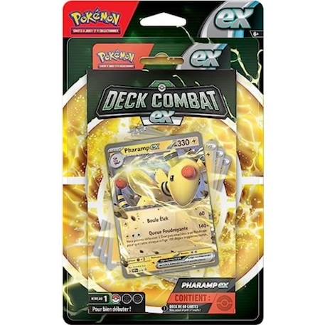 Deck de Combat Lucario/Pharamp - POKEMON - Carte à collectionner - Jaune - Multicolore - Mixte JAUNE 1 - vertbaudet enfant 