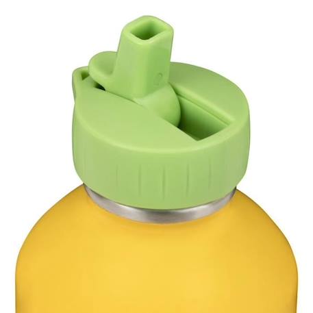 Gourde Inox Enfant - Ma Super Gourde - Tigre - Draeger Paris JAUNE 2 - vertbaudet enfant 