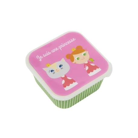 Draeger la carterie - Boîte à goûter PRINCESSE - Multicolore ROSE 1 - vertbaudet enfant 