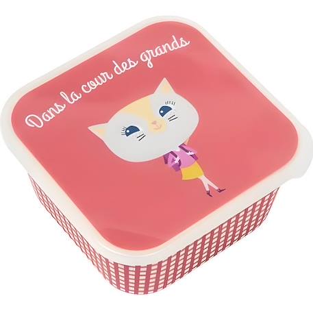 Fille-Accessoires-Sac-Draeger la carterie - Boîte à goûter CHATON - Multicolore