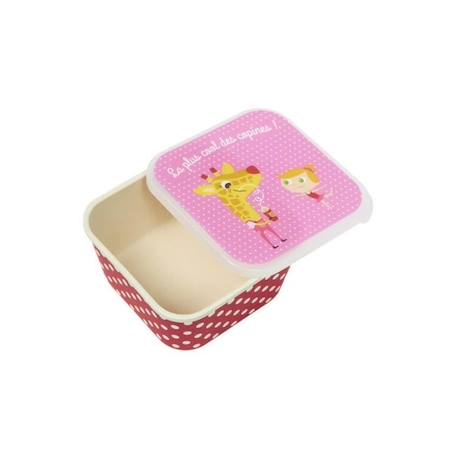 Draeger la carterie - Boîte à goûter LA PLUS COOL DES COPINES - Multicolore ROSE 3 - vertbaudet enfant 