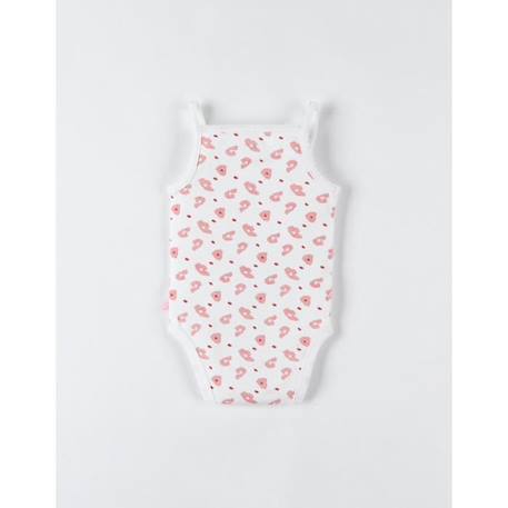 Body bretelles en coton bio ROSE 2 - vertbaudet enfant 