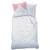 Parure de lit imprimée 100% coton, SWEET DREAMS PINK MATT & ROSE. Taille : 140x200 cm BLANC 2 - vertbaudet enfant 