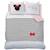 Parure de lit imprimée 100% coton, DISNEY MINNIE STRIPES. Taille : 240x220 cm BLANC 2 - vertbaudet enfant 