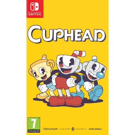 Cuphead Physical Edition Jeu Switch JAUNE 1 - vertbaudet enfant 